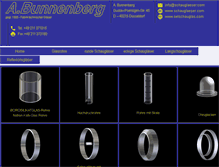 Tablet Screenshot of bunnenberg-glas.de